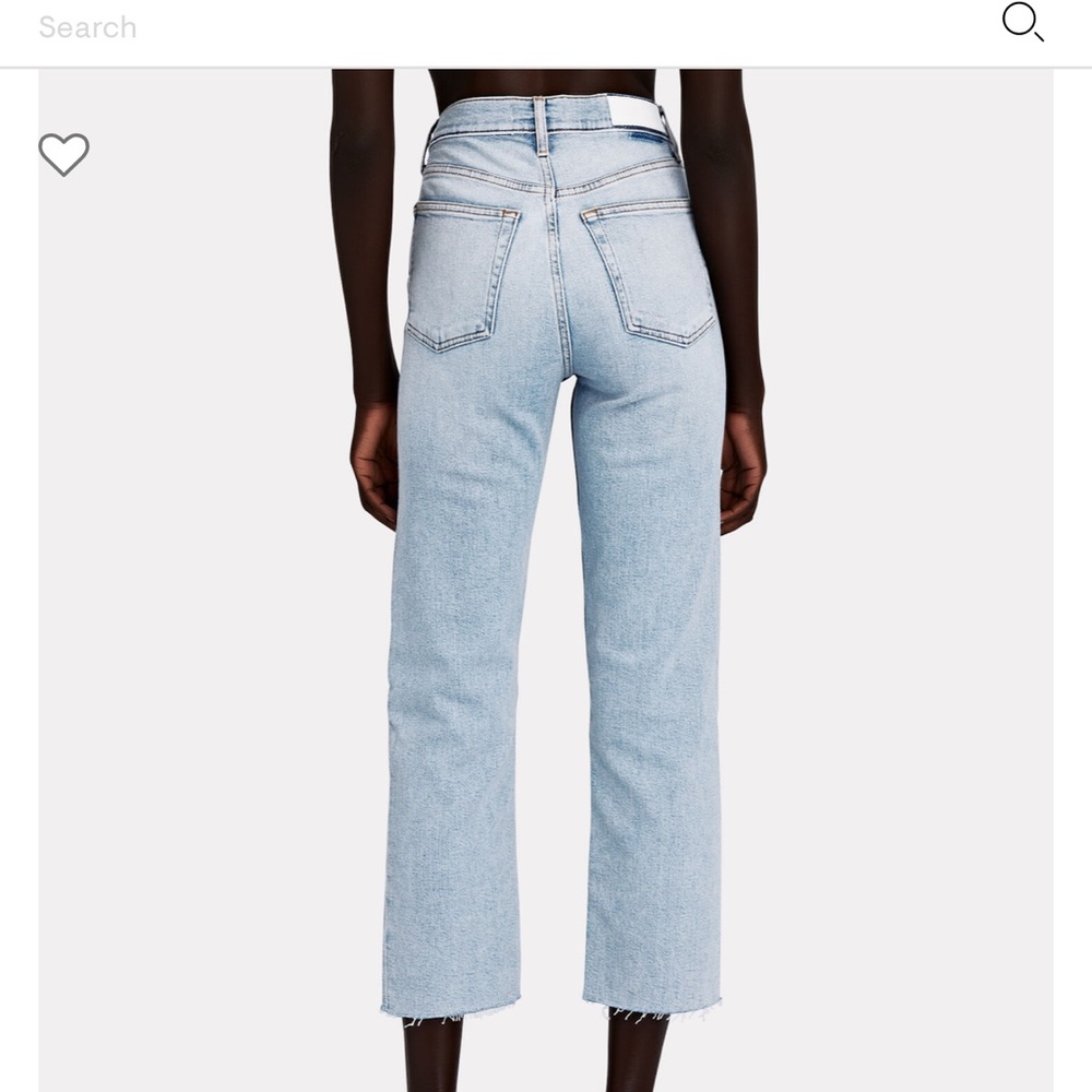 Re/done Comfort Stretch High Rise Stove Pipe jean